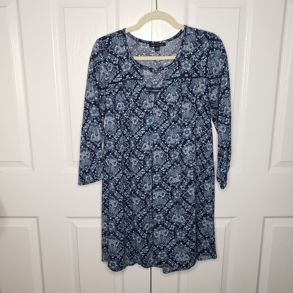 American Eagle Paisley Dress S Cottagecore Grannycore Boho Prairie A Line - Picture 5 of 11